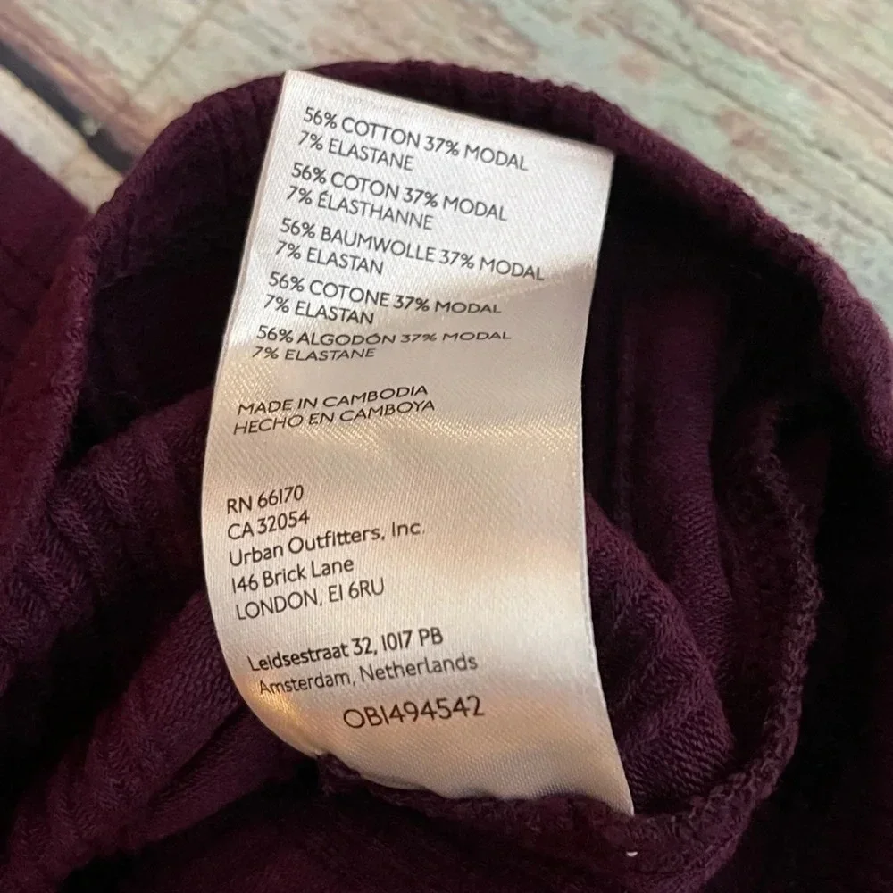 Anthro PILCRO SUSTAINABLE HENLEY TANK, Purple, XL, NWT